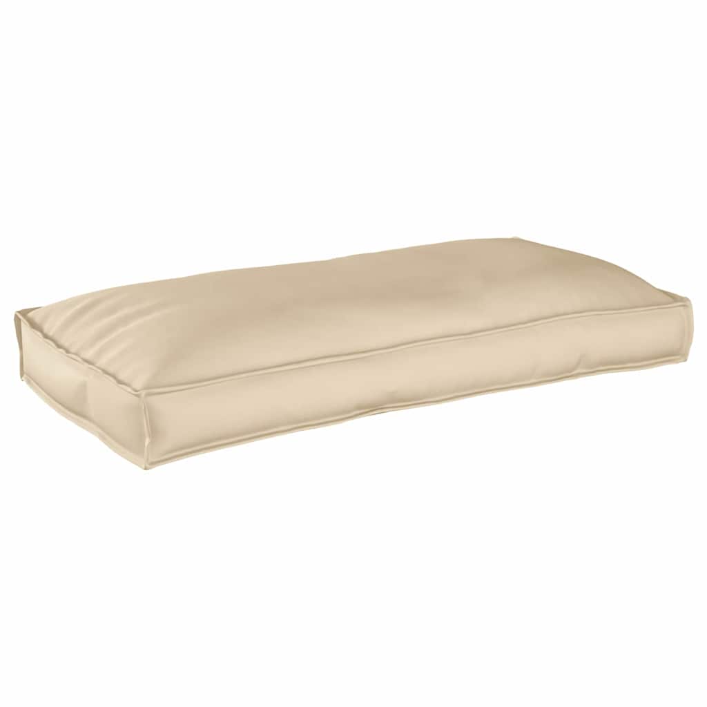 Pude Beige 120 x 60 x 12 cm Oxford stof