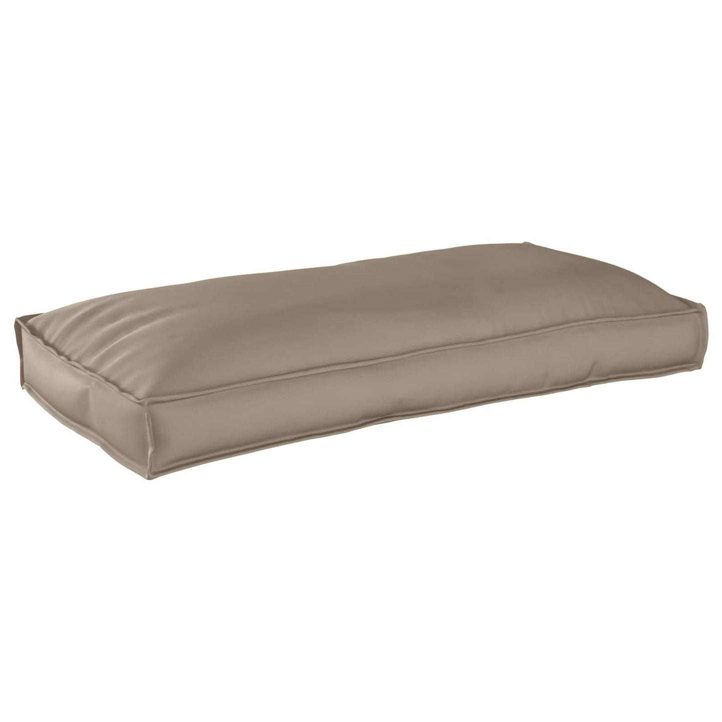 Pude Oxford stof Gråbrun 120 x 60 x 12 cm