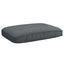 Pude Antracit 120 x 80 x 12 cm Oxford stof