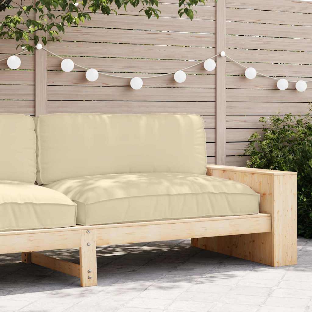 Pude Beige 120 x 80 x 12 cm Oxford stof