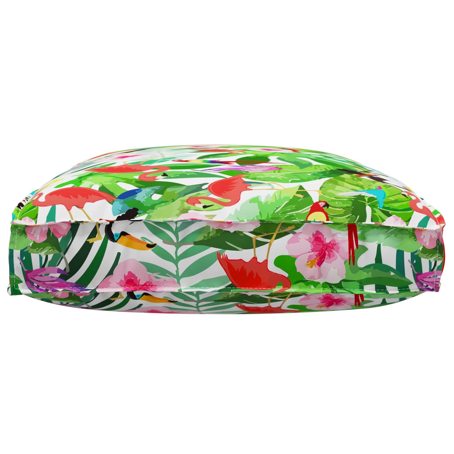 Pude Blomstret Flerfarvet 120 x 80 x 12 cm Oxford stof