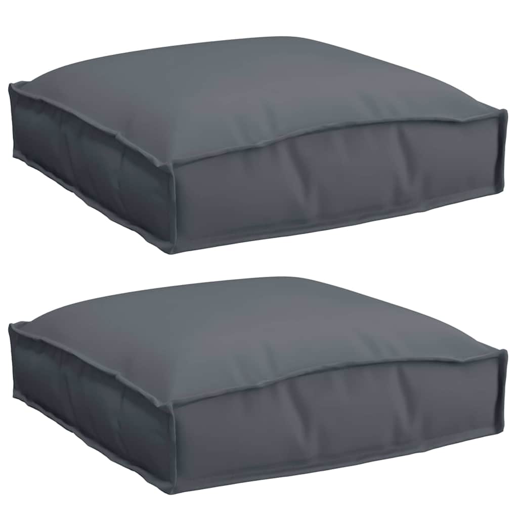 Pude 2 pcs Antracit 40 x 40 x 8 cm Oxford stof