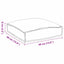 Pude 2 pcs Antracit 40 x 40 x 8 cm Oxford stof
