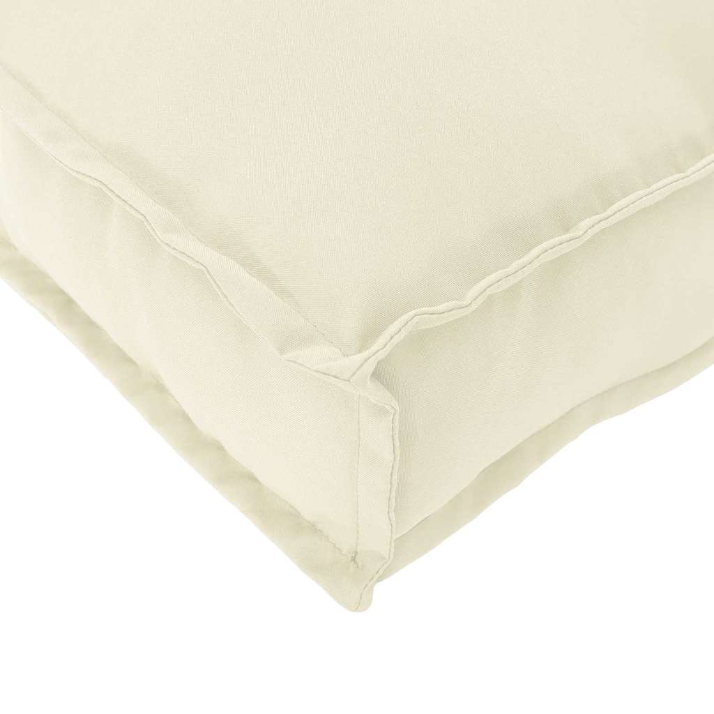 Pude 2 pcs Creme 40 x 40 x 8 cm Oxford stof