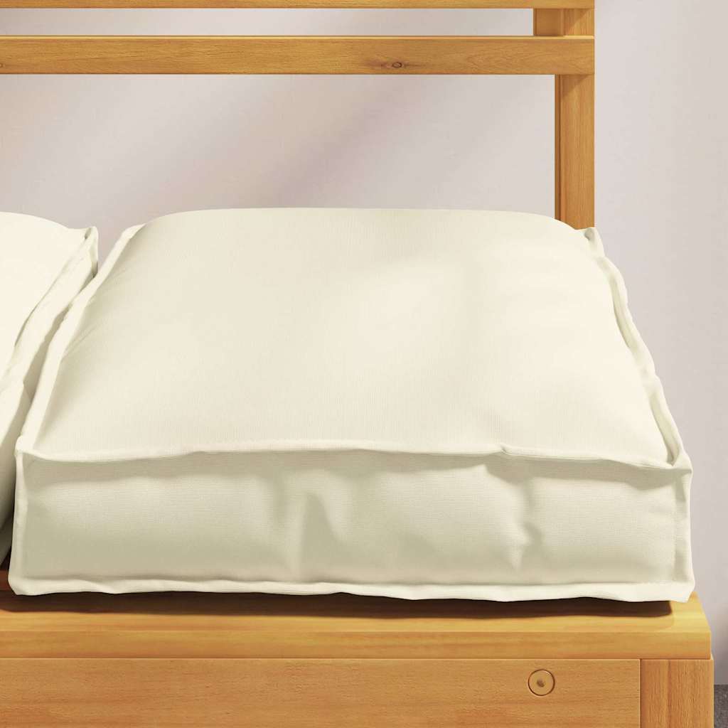 Pude 2 pcs Creme 40 x 40 x 8 cm Oxford stof