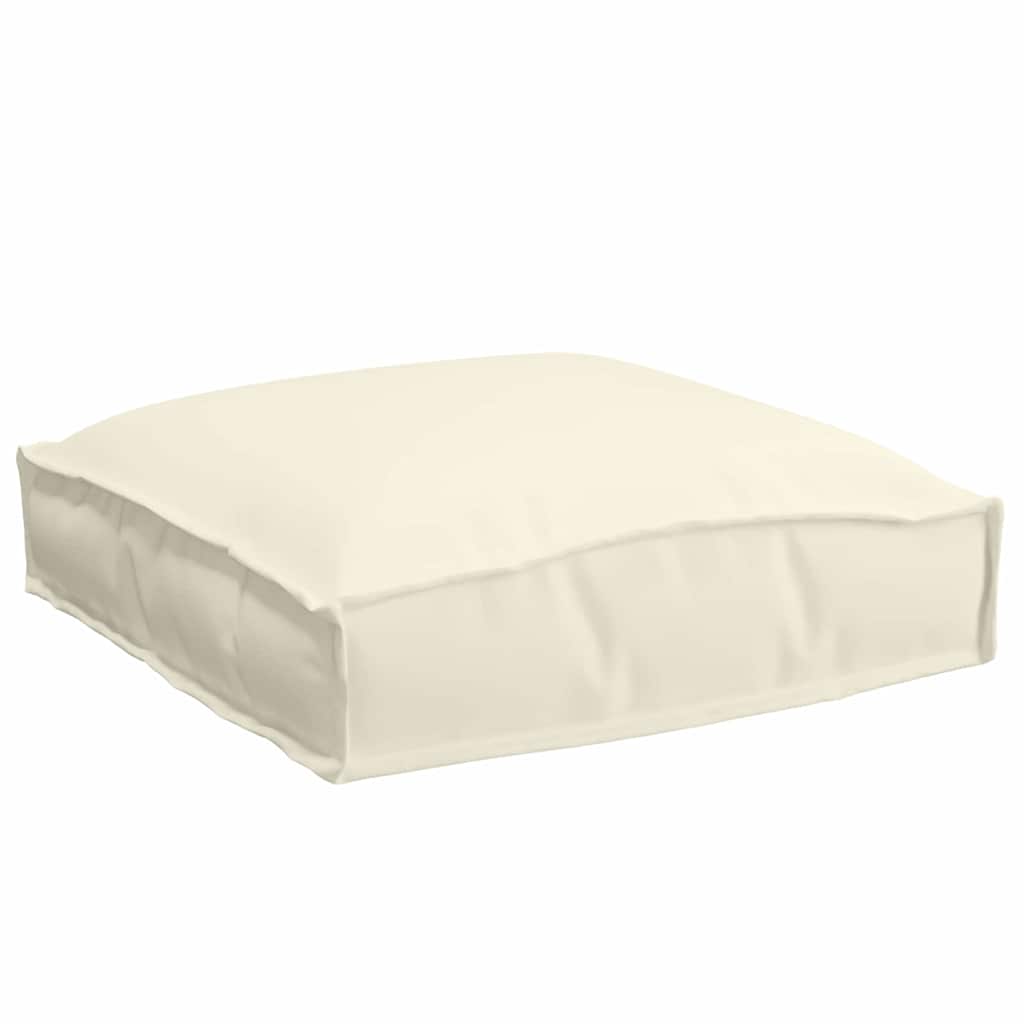 Pude 2 pcs Creme 40 x 40 x 8 cm Oxford stof