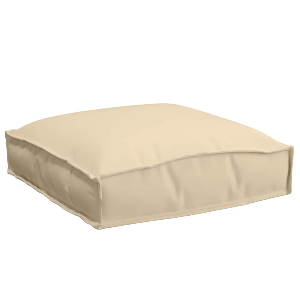 Pude 2 pcs Beige 40 x 40 x 8 cm Oxford stof