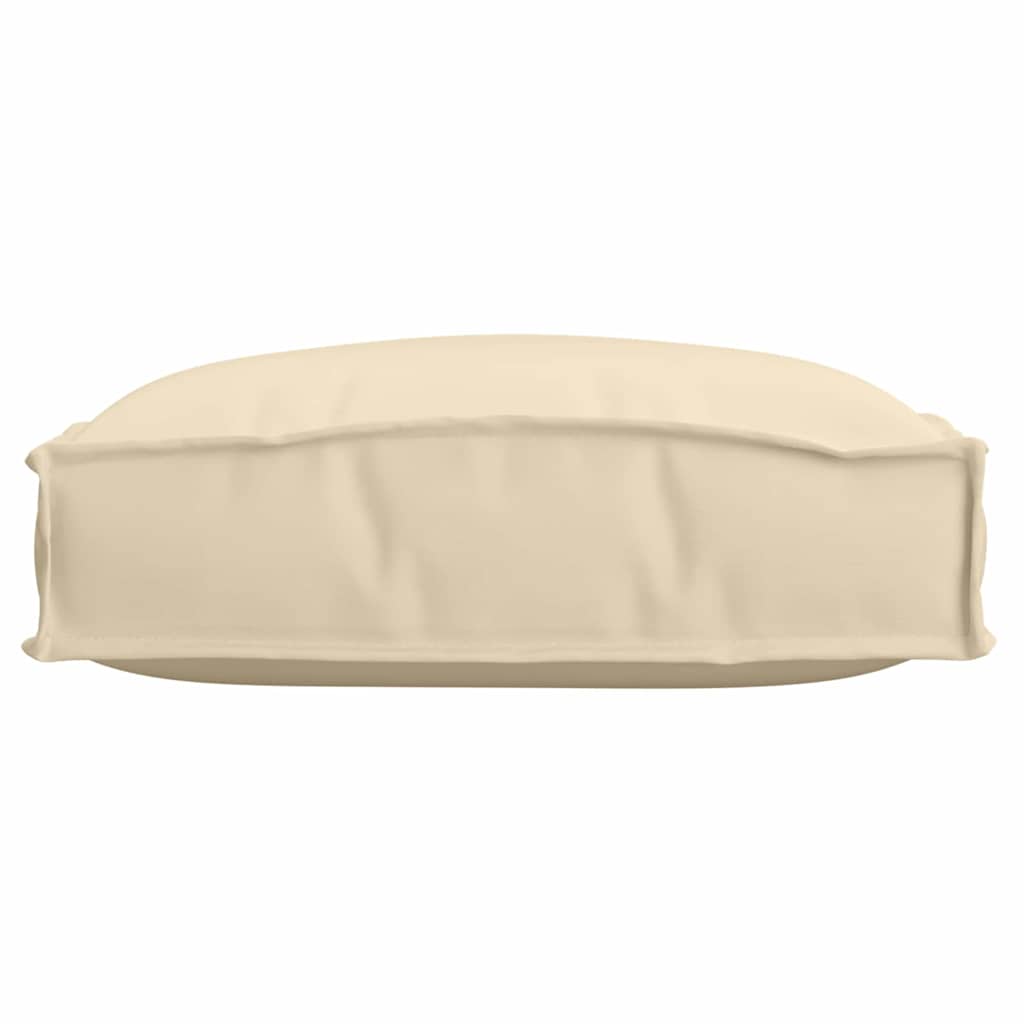 Pude 2 pcs Beige 40 x 40 x 8 cm Oxford stof