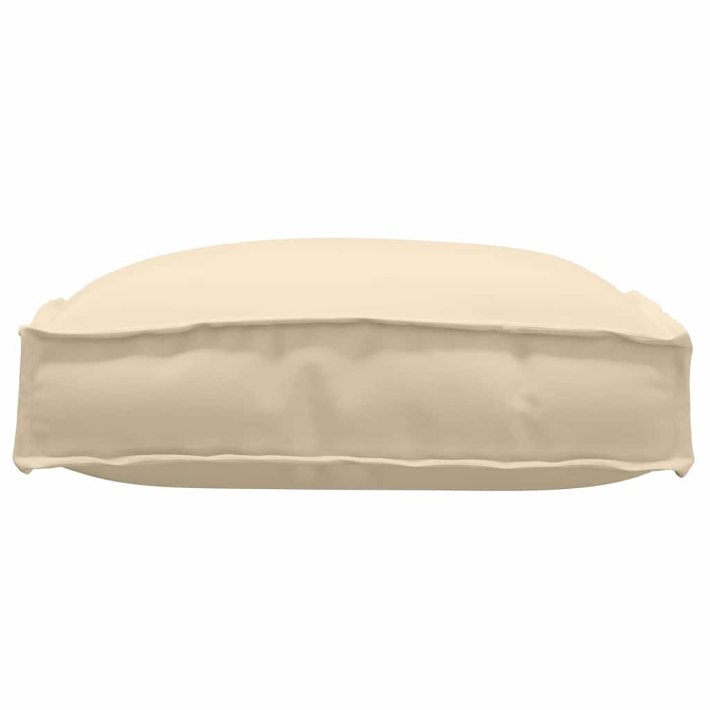 Pude 2 pcs Beige 40 x 40 x 8 cm Oxford stof