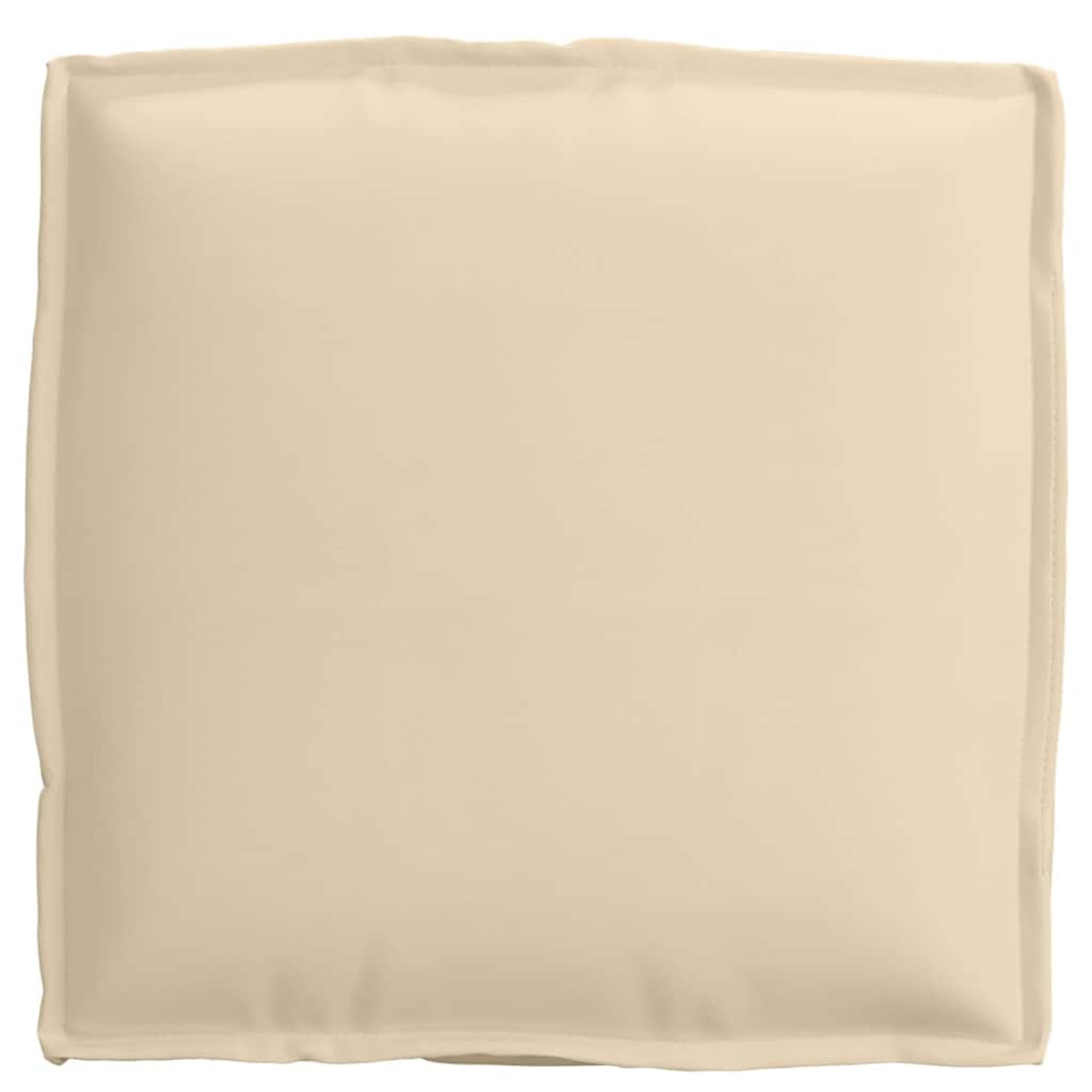 Pude 2 pcs Beige 40 x 40 x 8 cm Oxford stof