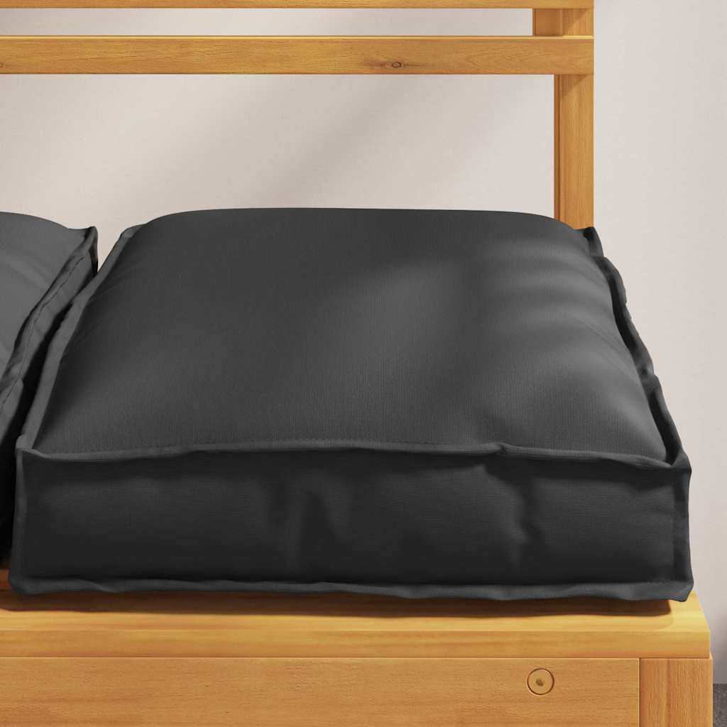 Pude 2 pcs Sort 40 x 40 x 8 cm Oxford stof