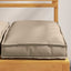 Pude 2 pcs Gråbrun 40 x 40 x 8 cm Oxford stof