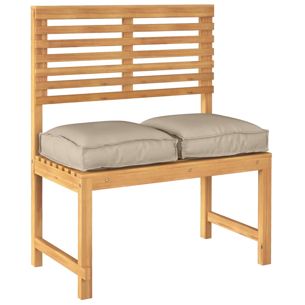 Pude 2 pcs Gråbrun 40 x 40 x 8 cm Oxford stof