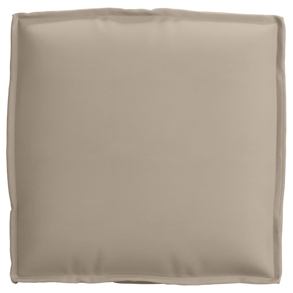 Pude 2 pcs Gråbrun 40 x 40 x 8 cm Oxford stof