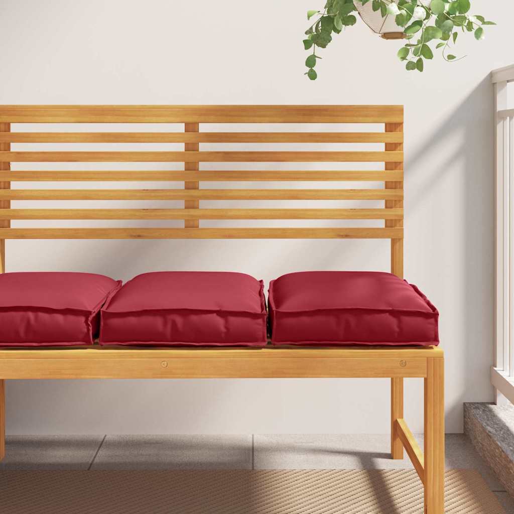 Pude 2 pcs Vinrød 40 x 40 x 8 cm Oxford stof