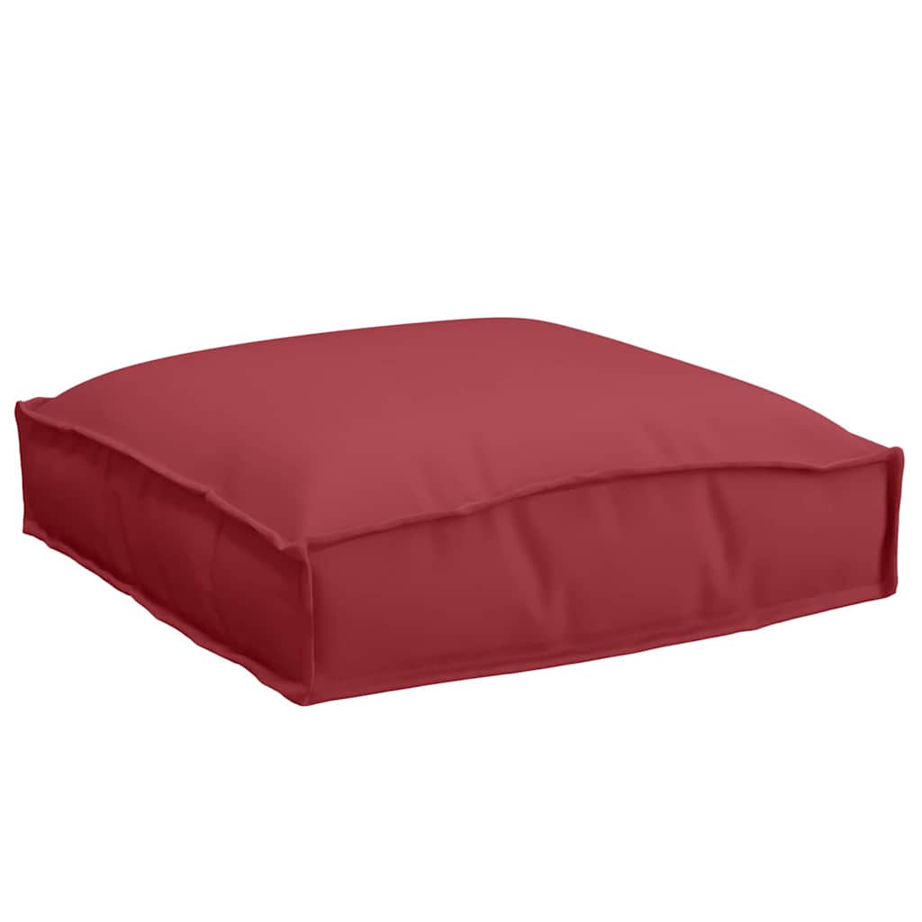 Pude 2 pcs Vinrød 40 x 40 x 8 cm Oxford stof