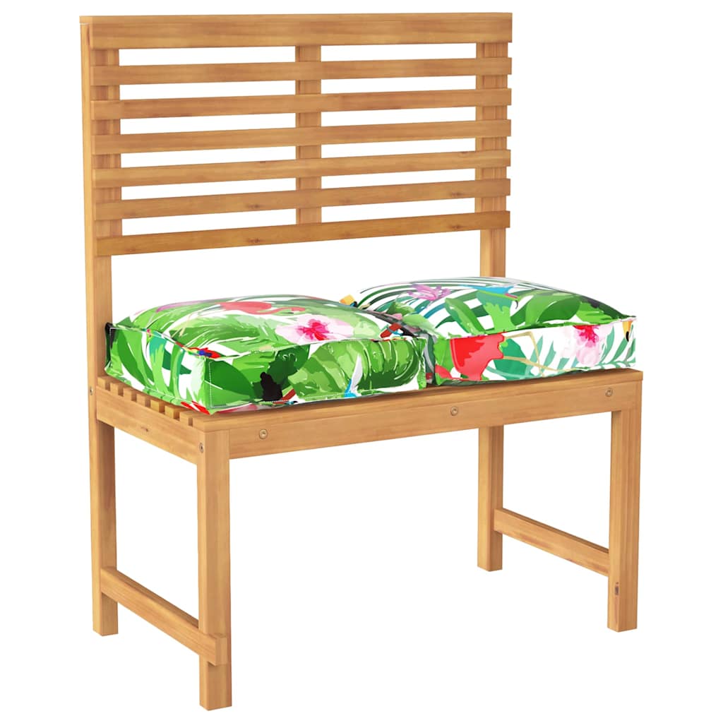 Pude Blomstret 2 pcs Flerfarvet 40 x 40 x 8 cm Oxford stof