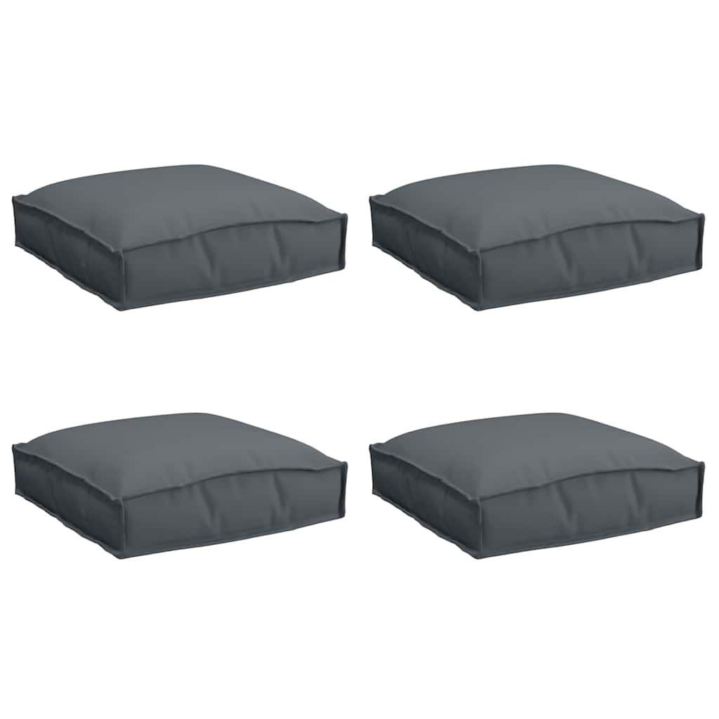 Pude 4 pcs Antracit 40 x 40 x 8 cm Oxford stof