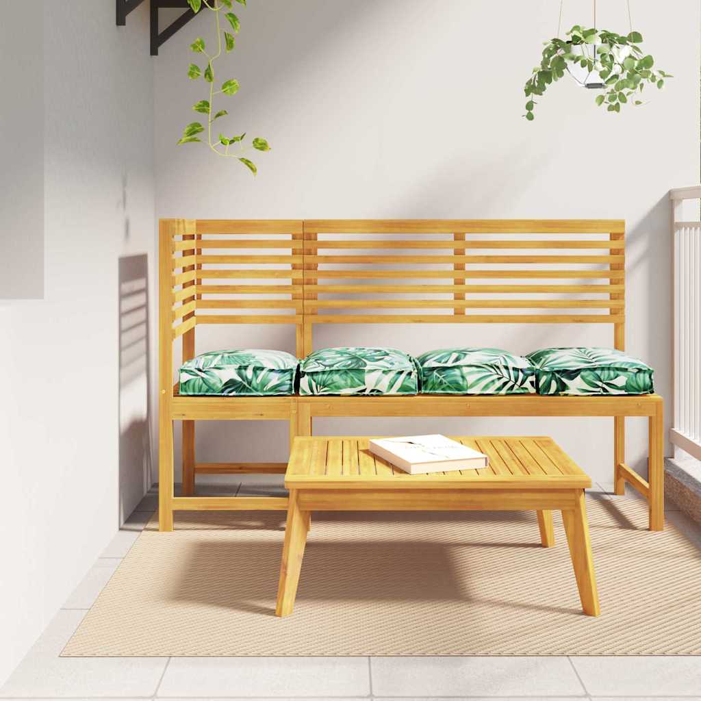 Pude Blad 4 pcs Bladmønster 40 x 40 x 8 cm Oxford stof