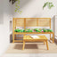 Pude Blomstret 4 pcs Flerfarvet 40 x 40 x 8 cm Oxford stof