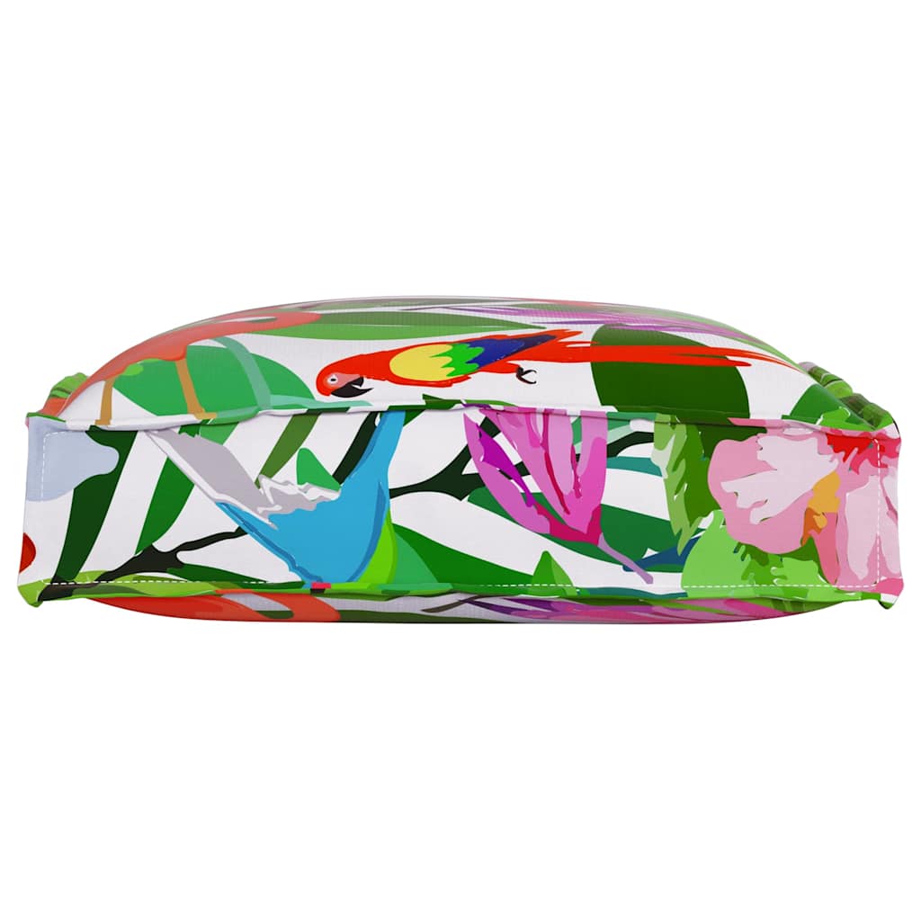 Pude Blomstret 4 pcs Flerfarvet 40 x 40 x 8 cm Oxford stof