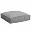 Pude 6 pcs Grå 40 x 40 x 8 cm Oxford stof