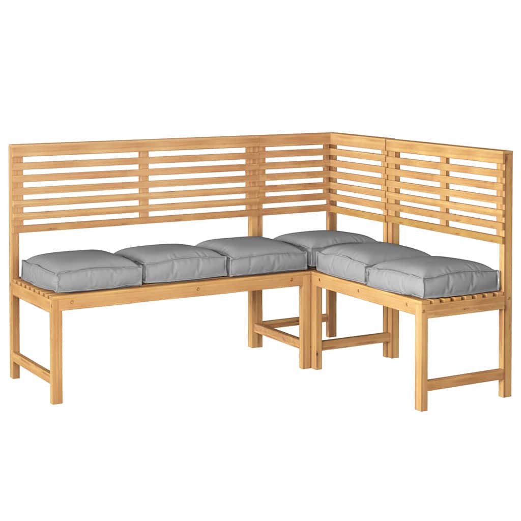 Pude 6 pcs Grå 40 x 40 x 8 cm Oxford stof