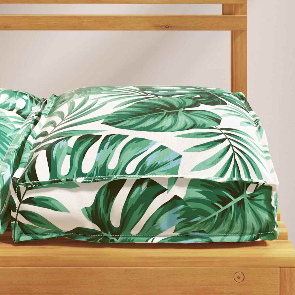 Pude Blad 6 pcs Bladmønster 40 x 40 x 8 cm Oxford stof