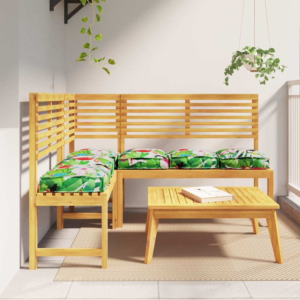 Pude Blomstret 6 pcs Flerfarvet 40 x 40 x 8 cm Oxford stof