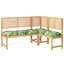 Pude Blomstret 6 pcs Flerfarvet 40 x 40 x 8 cm Oxford stof