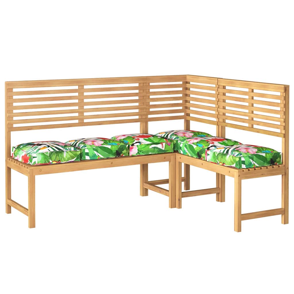 Pude Blomstret 6 pcs Flerfarvet 40 x 40 x 8 cm Oxford stof