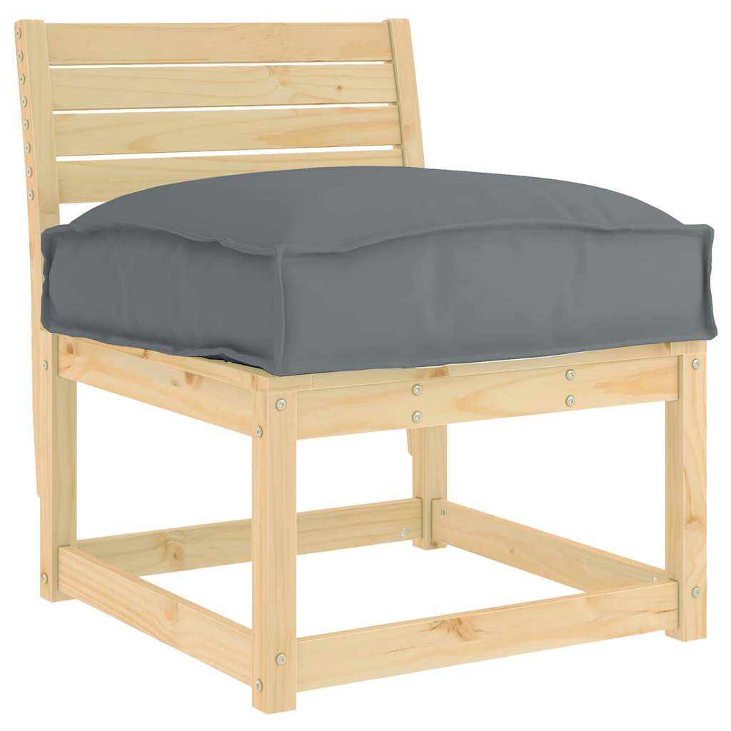 Pude Antracit 60 x 40 x 8 cm Oxford stof