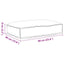 Pude Blad Bladmønster 60 x 40 x 8 cm Oxford stof