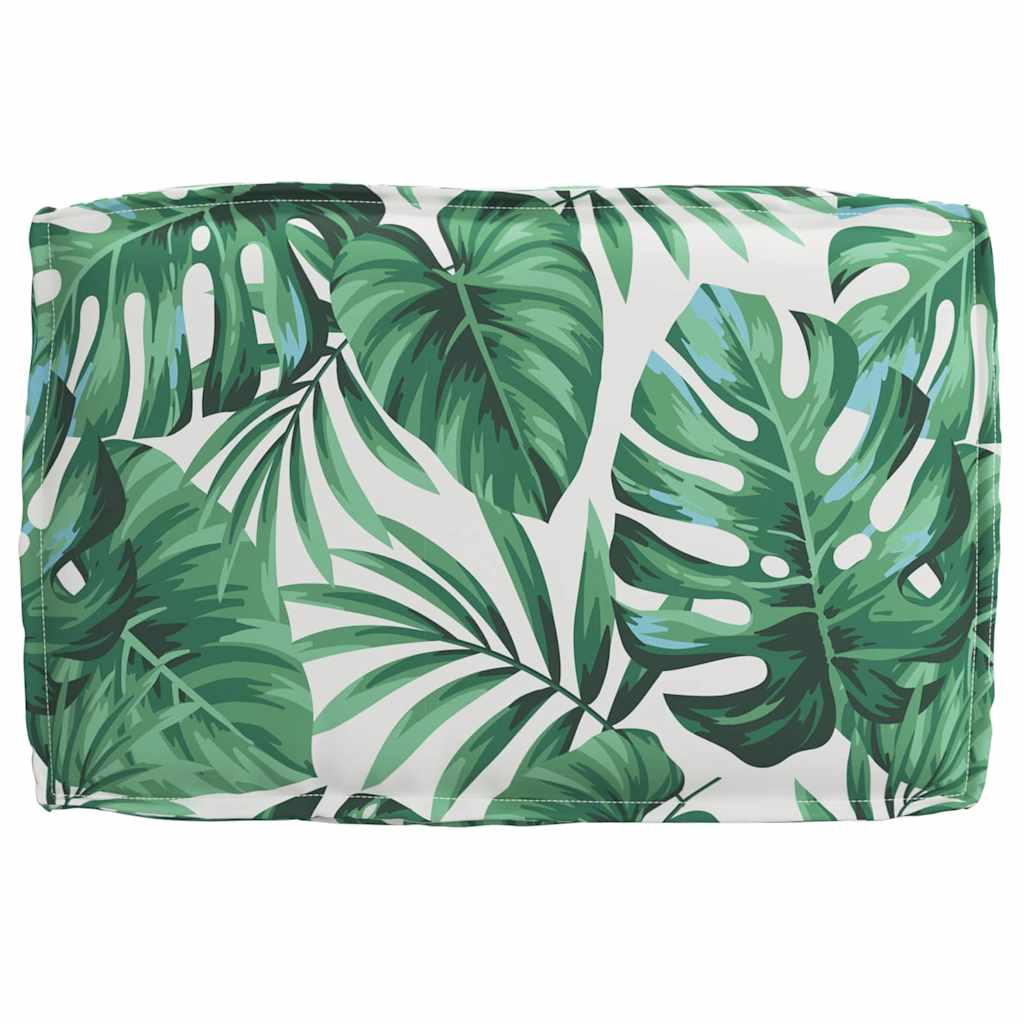 Pude Blad Bladmønster 60 x 40 x 8 cm Oxford stof