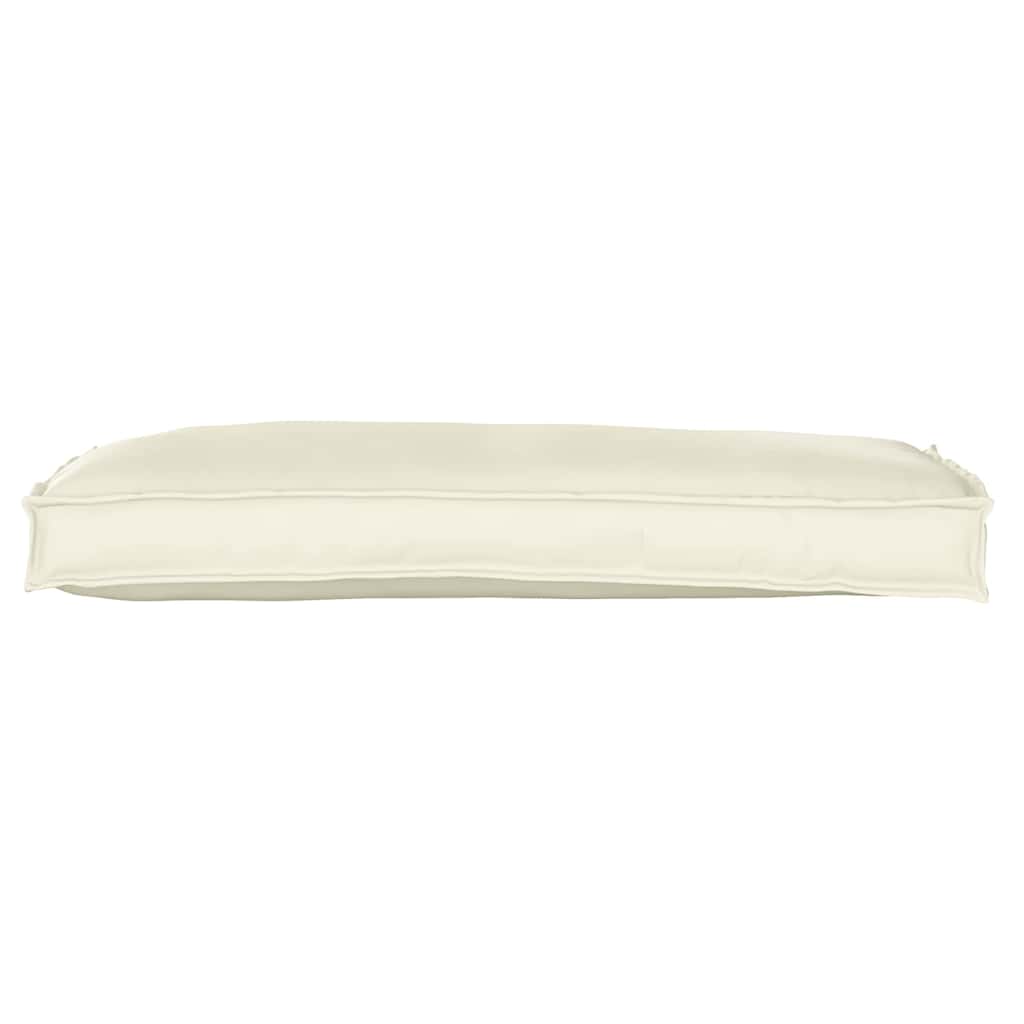 Pude Oxford stof Cremefarvet 100 x 40 x 8 cm