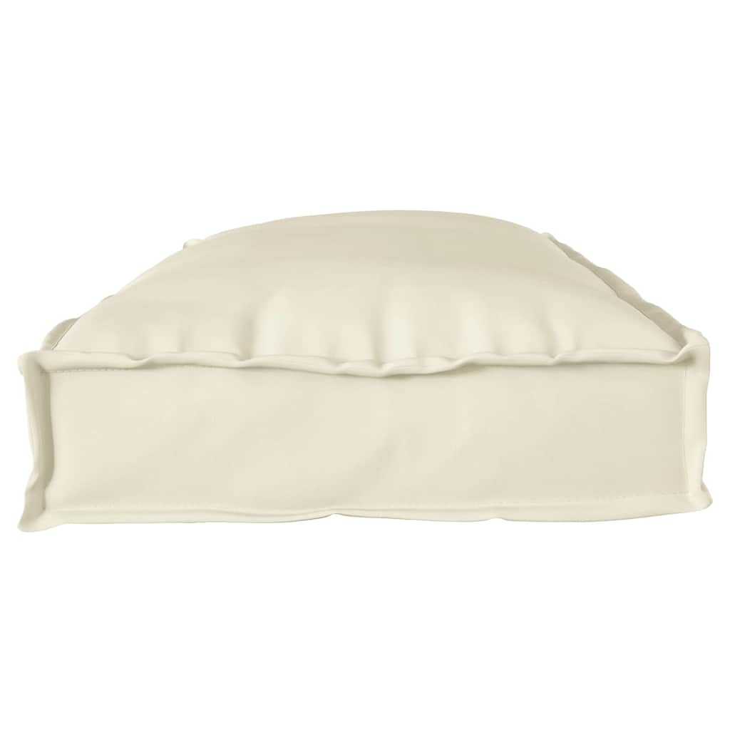Pude Oxford stof Cremefarvet 100 x 40 x 8 cm