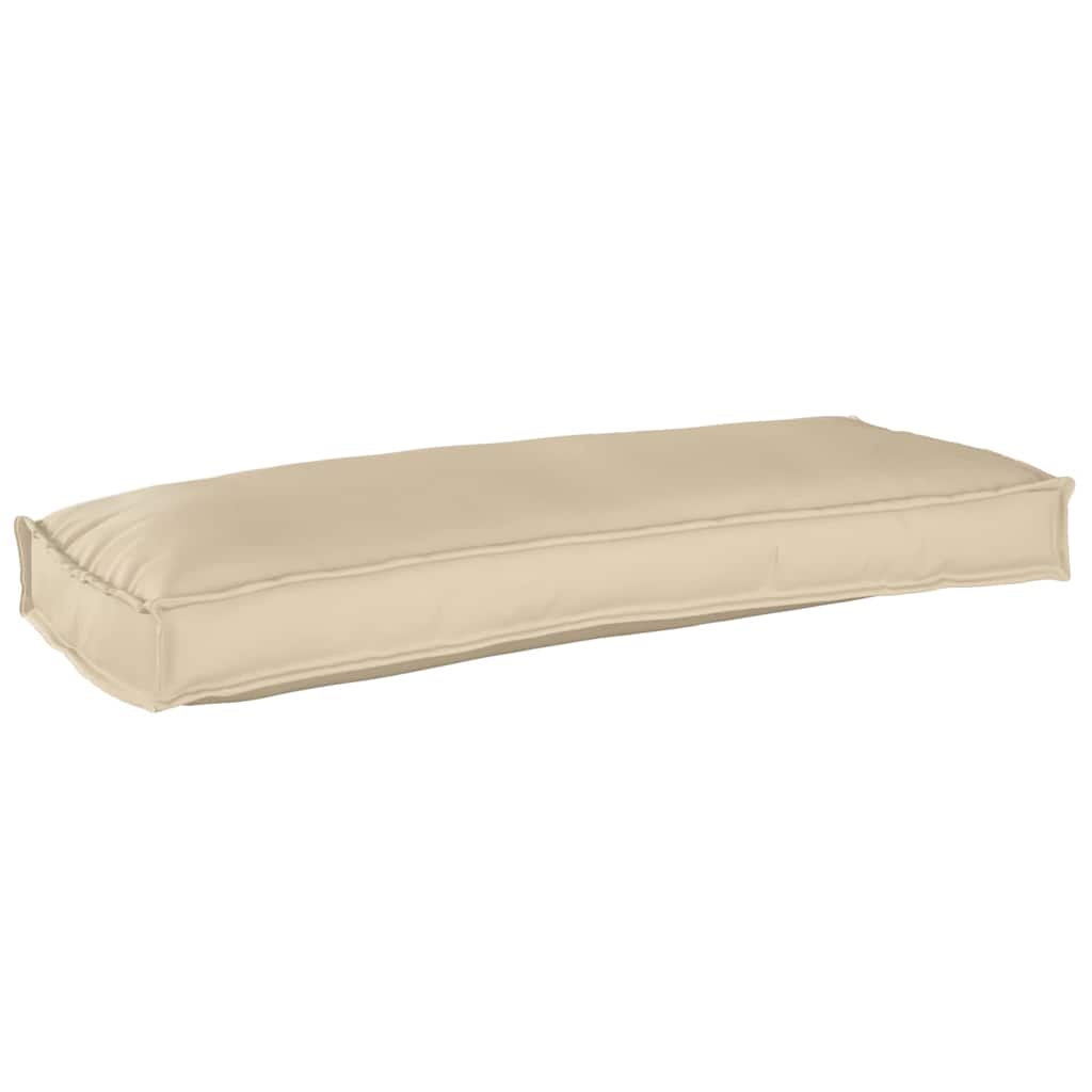 Pude Beige 100 x 40 x 8 cm Oxford stof