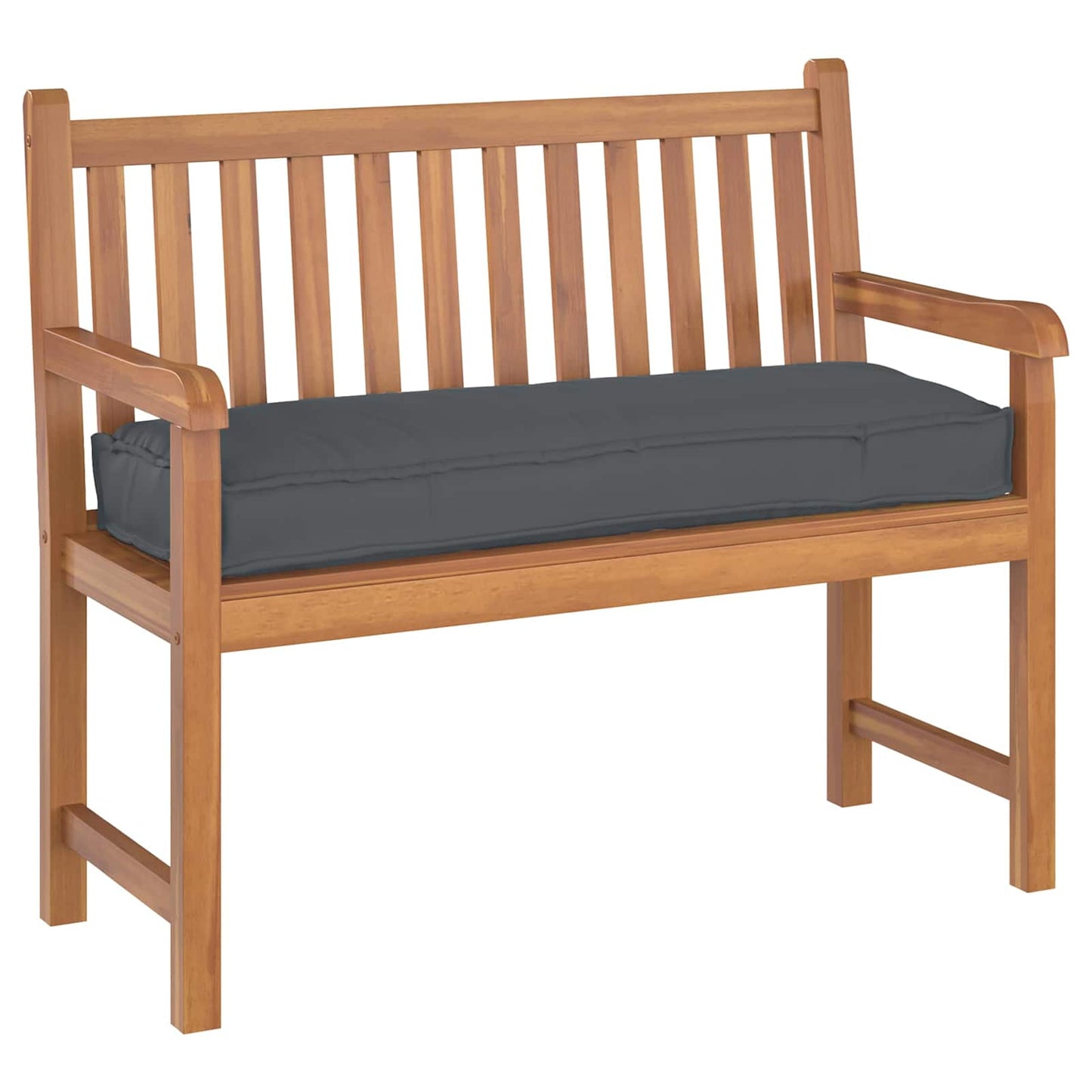 Pude Antracit 120 x 40 x 8 cm Oxford stof
