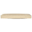 Pude Beige 120 x 40 x 8 cm Oxford stof