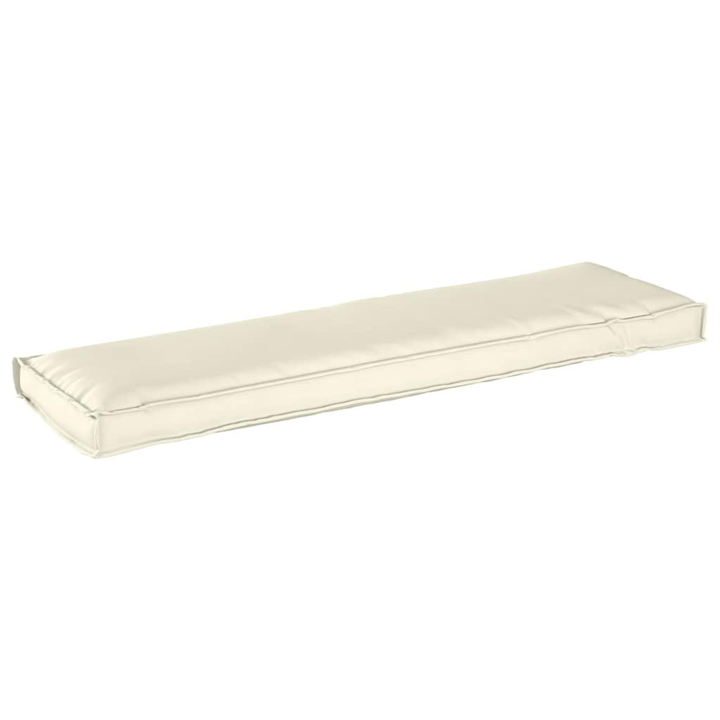 Pude Creme 140 x 40 x 8 cm Oxford stof