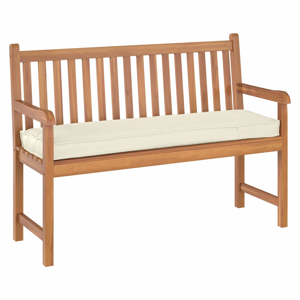 Pude Creme 140 x 40 x 8 cm Oxford stof