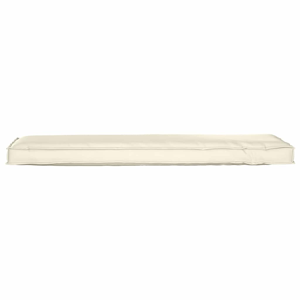 Pude Creme 140 x 40 x 8 cm Oxford stof