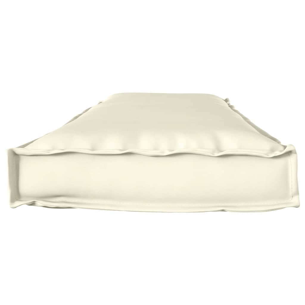Pude Creme 140 x 40 x 8 cm Oxford stof