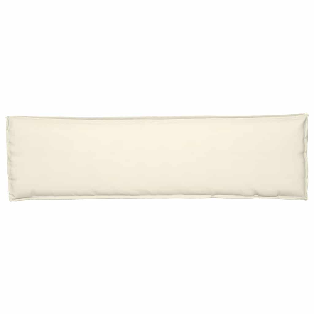 Pude Creme 140 x 40 x 8 cm Oxford stof