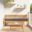 Pallet pude Antracit 180 x 40 x 8 cm Oxford stof