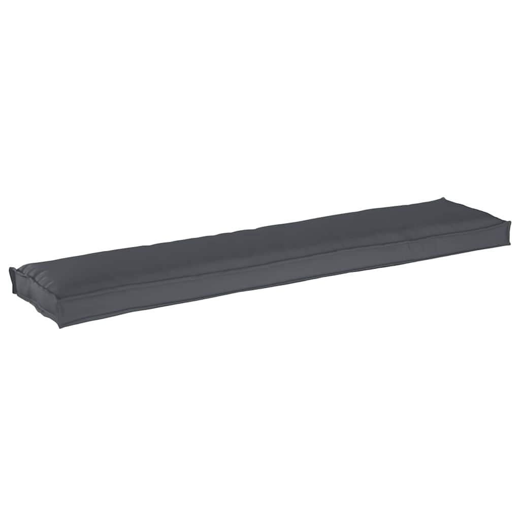 Pallet pude Antracit 180 x 40 x 8 cm Oxford stof
