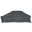 Pallet pude Antracit 180 x 40 x 8 cm Oxford stof
