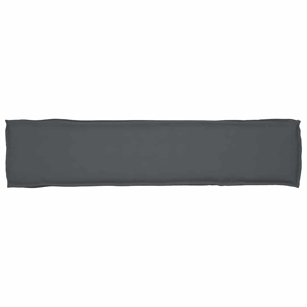 Pallet pude Antracit 180 x 40 x 8 cm Oxford stof