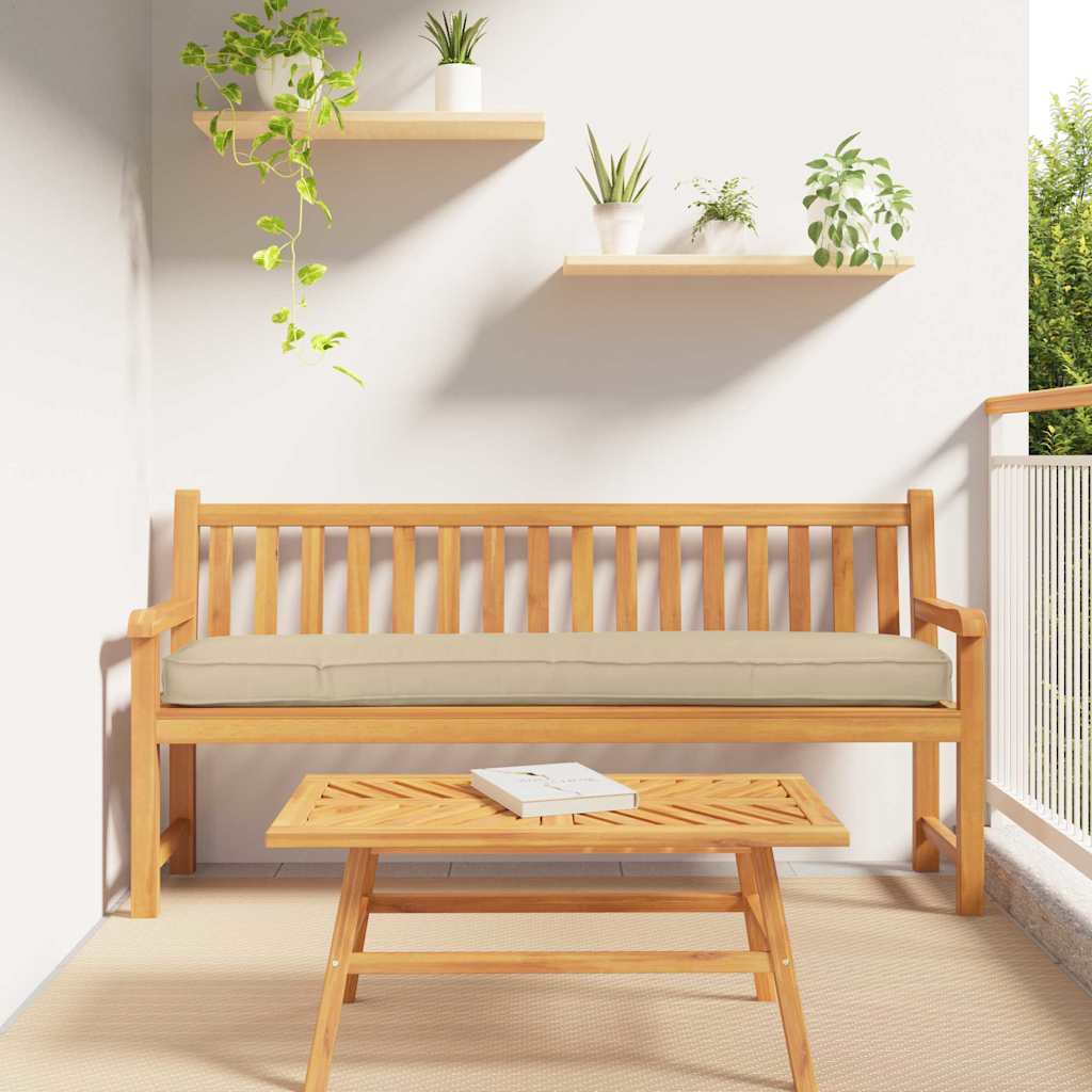 Pallet pude Beige 180 x 40 x 8 cm Oxford stof