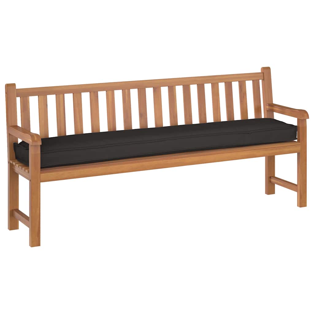 Pallet pude Sort 200 x 40 x 8 cm Oxford Stof